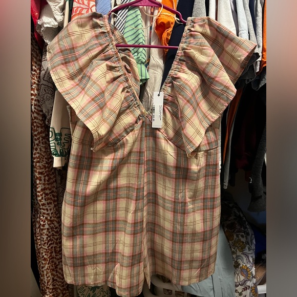 Fall Plaid Romper - Picture 5 of 8